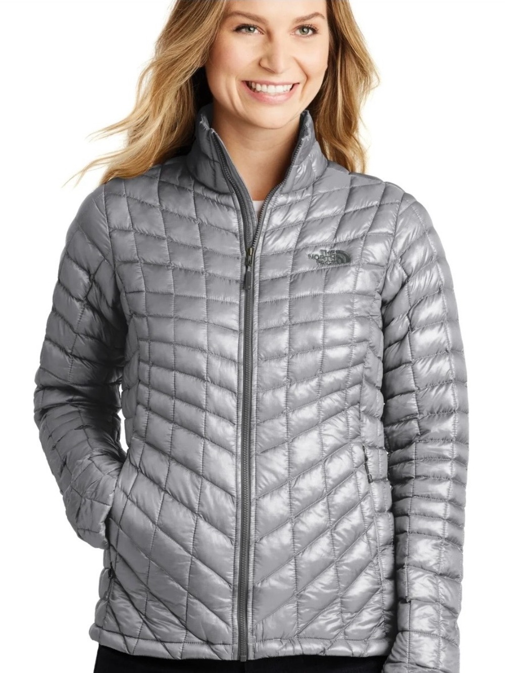 The North Face Thermoball Trekker Jacket  Small Gray Lightweight Puffer Coat